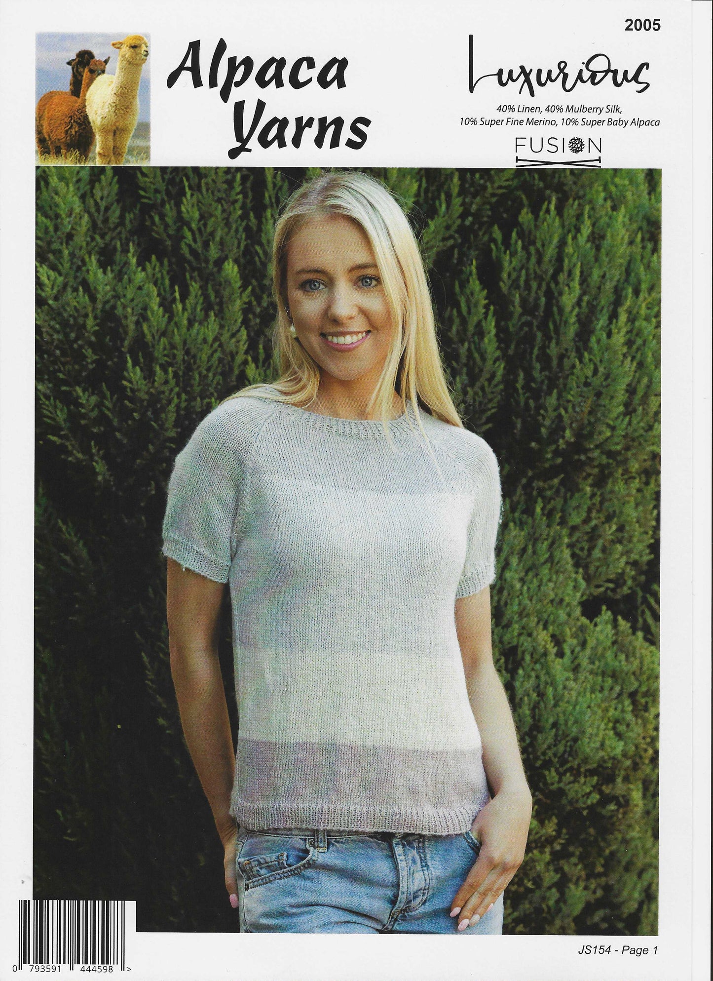 Knit Patterns - Women - Stripe Top 2005