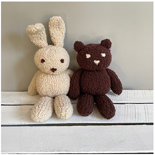 Alpaca yarns - Knit pattern - Cloud Teddy & Rabbit 2507